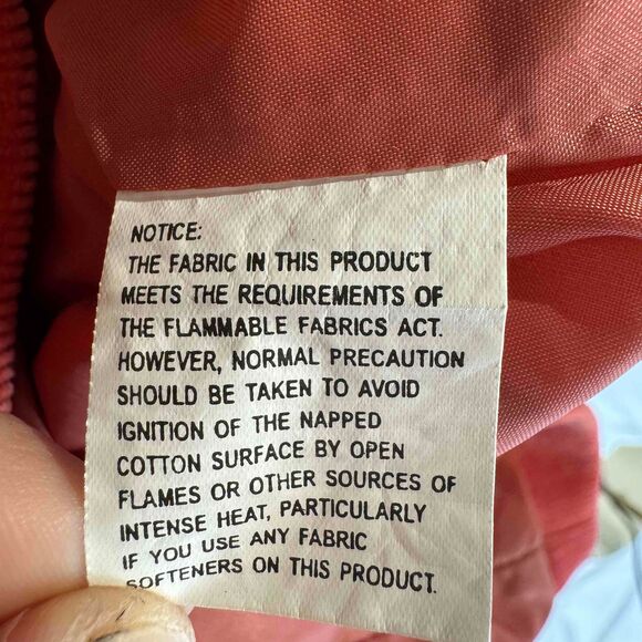 L.L. Bean Orange Corduroy Blazer Vintage 90s 3 Button Notched Lapel Pockets Lg - Picture 11 of 14